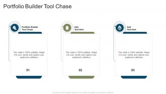 Portfolio Builder Tool Chase In Powerpoint And Google Slides Cpb