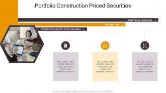 Portfolio Construction Priced Securities In Powerpoint And Google Slides Cpb