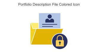 Portfolio Description File Colored Icon In Powerpoint Pptx Png And Editable Eps Format