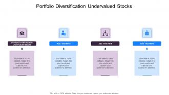 Portfolio Diversification Undervalued Stocks In Powerpoint And Google Slides Cpb