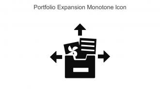 Portfolio Expansion Monotone Icon In Powerpoint Pptx Png And Editable Eps Format
