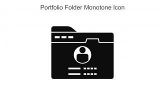 Portfolio Folder Monotone Icon In Powerpoint Pptx Png And Editable Eps Format