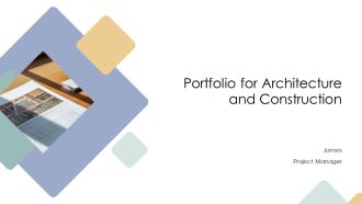 Portfolio For Architecture And Construction PPT Information AT