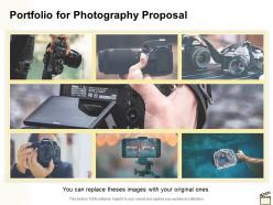 Portfolio for photography proposal ppt powerpoint presentation summary