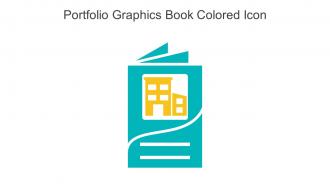 Portfolio Graphics Book Colored Icon In Powerpoint Pptx Png And Editable Eps Format