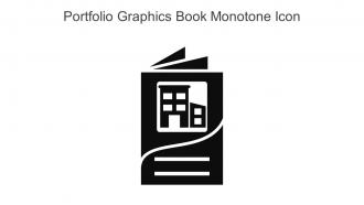 Portfolio Graphics Book Monotone Icon In Powerpoint Pptx Png And Editable Eps Format