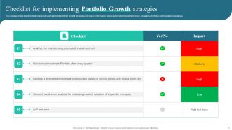 Portfolio Growth Powerpoint Ppt Template Bundles