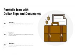 Portfolio icon with dollar sign and documents