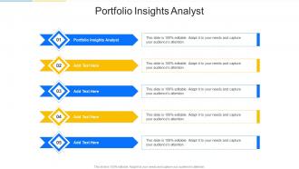 Portfolio Insights Analyst In Powerpoint And Google Slides Cpb