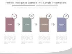Portfolio intelligence example ppt sample presentations