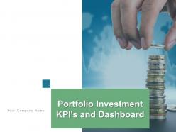 Portfolio investment kpis and dashboard powerpoint presentation slides