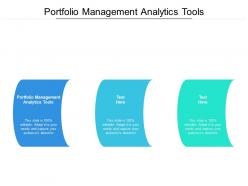 Portfolio management analytics tools ppt powerpoint presentation model influencers cpb