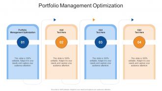 Portfolio Management Optimization In Powerpoint And Google Slides Cpb