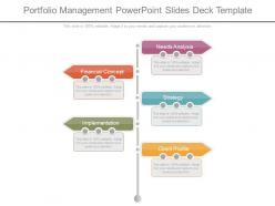 Portfolio management powerpoint slides deck template