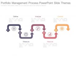 Portfolio management process powerpoint slide themes