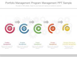 Portfolio management program management ppt sample