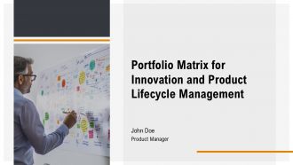 Portfolio Matrix For Innovation And Product Lifecycle Management PPT Outline AT