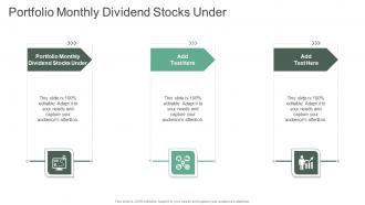 Portfolio Monthly Dividend Stocks Under In Powerpoint And Google Slides Cpb