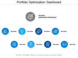 Portfolio optimization dashboard ppt powerpoint presentation file microsoft cpb
