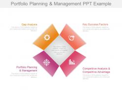Portfolio planning and management ppt example