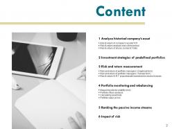 Portfolio risk and return analysis powerpoint presentation slides