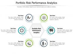 Portfolio risk performance analytics ppt powerpoint presentation infographic template designs cpb