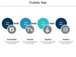 Portfolio risk ppt powerpoint presentation ideas portrait cpb