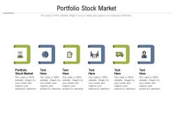 Portfolio stock market ppt powerpoint presentation styles background cpb