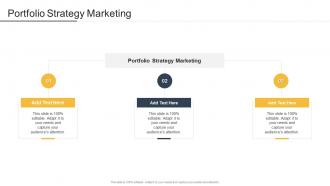 Portfolio Strategy Marketing In Powerpoint And Google Slides Cpb