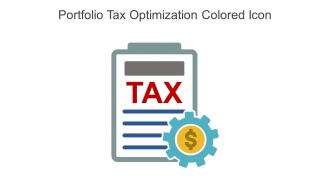 Portfolio Tax Optimization Colored Icon In Powerpoint Pptx Png And Editable Eps Format