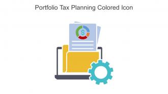 Portfolio Tax Planning Colored Icon In Powerpoint Pptx Png And Editable Eps Format