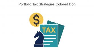 Portfolio Tax Strategies Colored Icon In Powerpoint Pptx Png And Editable Eps Format