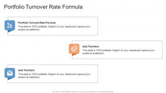 Portfolio Turnover Rate Formula In Powerpoint And Google Slides Cpb