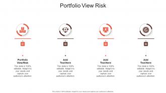 Portfolio View Risk In Powerpoint And Google Slides Cpb