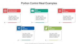 Portion Control Meal Examples In Powerpoint And Google Slides Cpb