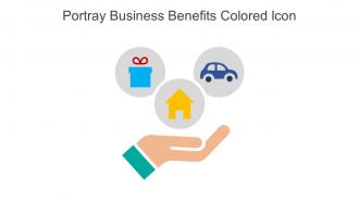 Portray Business Benefits Colored Icon In Powerpoint Pptx Png And Editable Eps Format