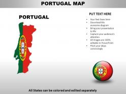 Portugal country powerpoint maps