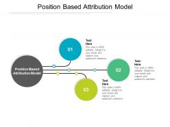 Position based attribution model ppt powerpoint presentation portfolio summary cpb