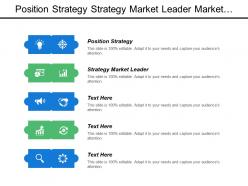 Position strategy strategy market leader market strategy military analogies