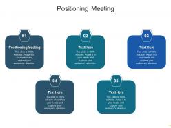 Positioning meeting ppt powerpoint presentation portfolio gallery cpb