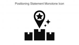 Positioning Statement Monotone Icon In Powerpoint Pptx Png And Editable Eps Format