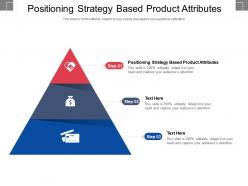 Positioning strategy based product attributes ppt powerpoint presentation slides vector cpb