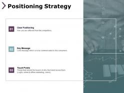 Positioning strategy clear positioning b224 ppt powerpoint presentation gallery model