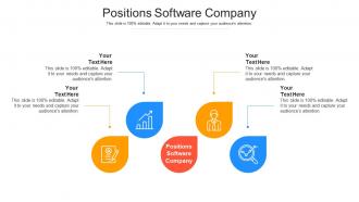 Positions software company ppt powerpoint presentation gallery clipart cpb