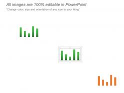 Positive and negative bar chart data driven powerpoint guide