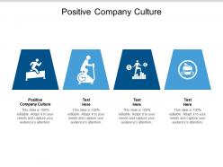 Positive company culture ppt powerpoint presentation portfolio show cpb