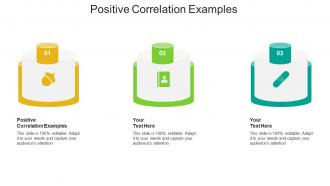 Positive correlation examples ppt powerpoint presentation model ideas cpb