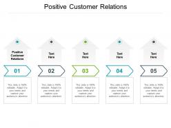 Positive customer relations ppt powerpoint presentation show summary cpb