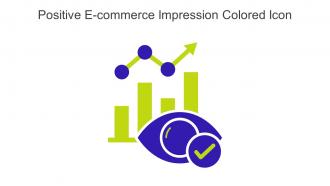 Positive E Commerce Impression Colored Icon In Powerpoint Pptx Png And Editable Eps Format
