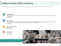 Positive factors company building customer trust startup company ppt images